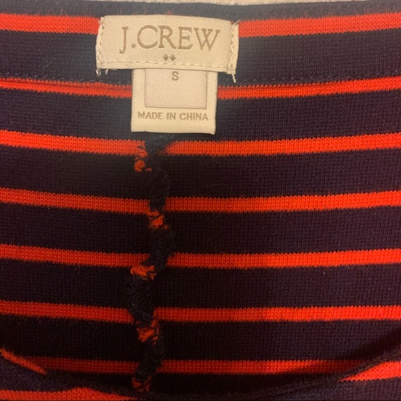 J crew red and blue striped dress - Picture 2 of 2